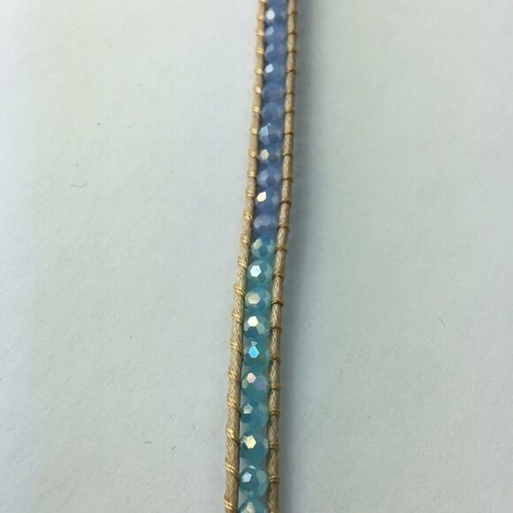 NEW Katie Soleil ombre teal blue Wrap bracelet - Picture 4 of 6
